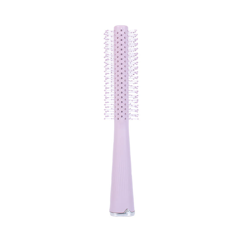 Curly Hair Brush Custom Logo Anti-Static Wet Dry Detangling ABS Nylon Fashionable Massage Comb Promotion Home StylingTool Purple